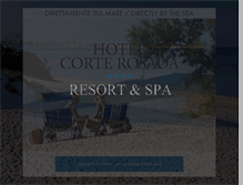 Tablet Screenshot of hotelcorterosada.it